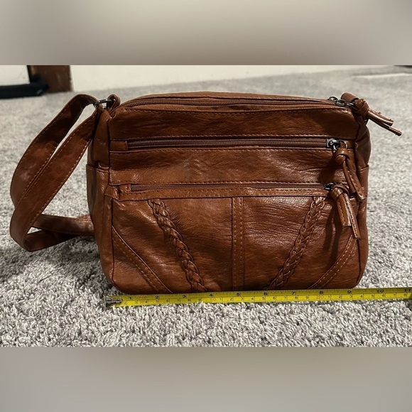 Ablanczoom Women's Soft Leather Shoulder Bags Classic Casual Crossbody Bag - Picture 3 of 6